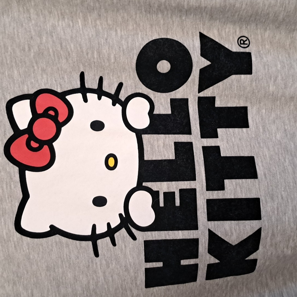 Sanrio Hello Kitty sweatshirt medium gray - Picture 3 of 5